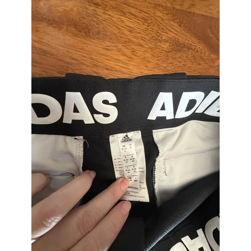Adidas Aeroready Baseball Football Pants Mens M Black Tapered Athletic